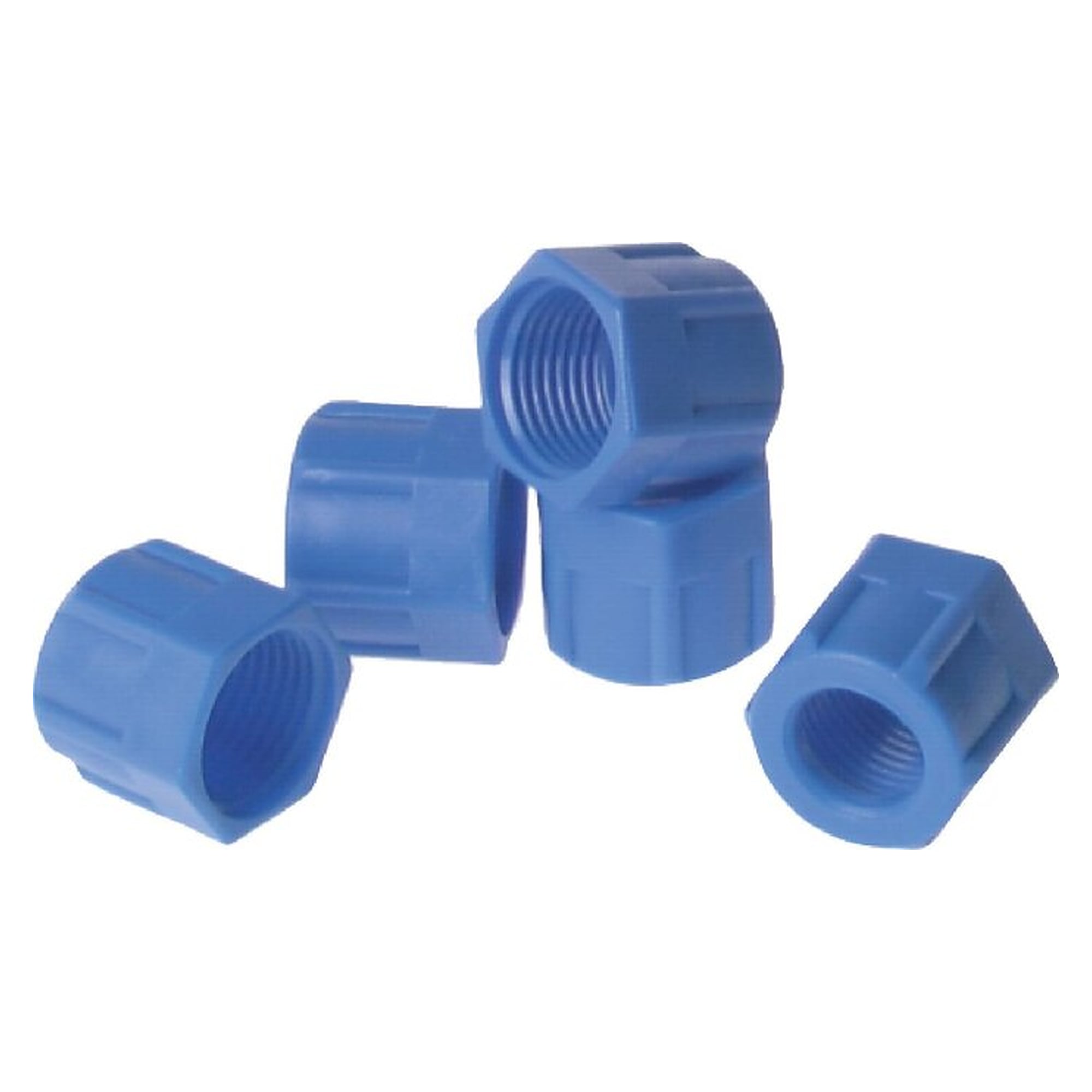 Union nut, thread M 10x1, tube 6x4 mm, plastic POM, assembly accessory for fittings