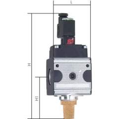 M CL 104 230V Multifix 3/2-Wege Magnetventil (NC), G 1", 230 V AC