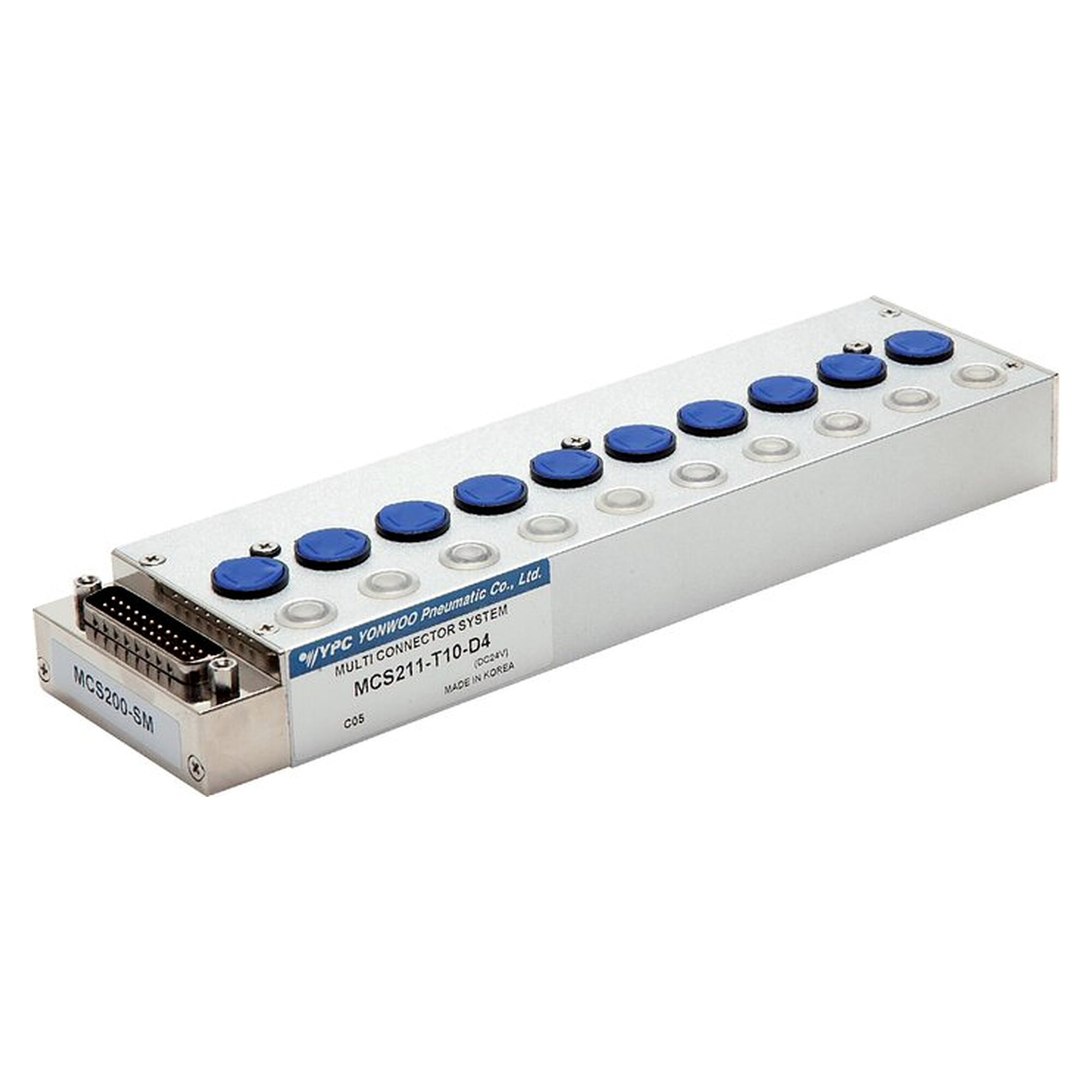 Terminalbox ohne Sprungmodul, Abmessungen A 211, B 199, 10 Stationen, 24 V DC, Schutzart IP 40