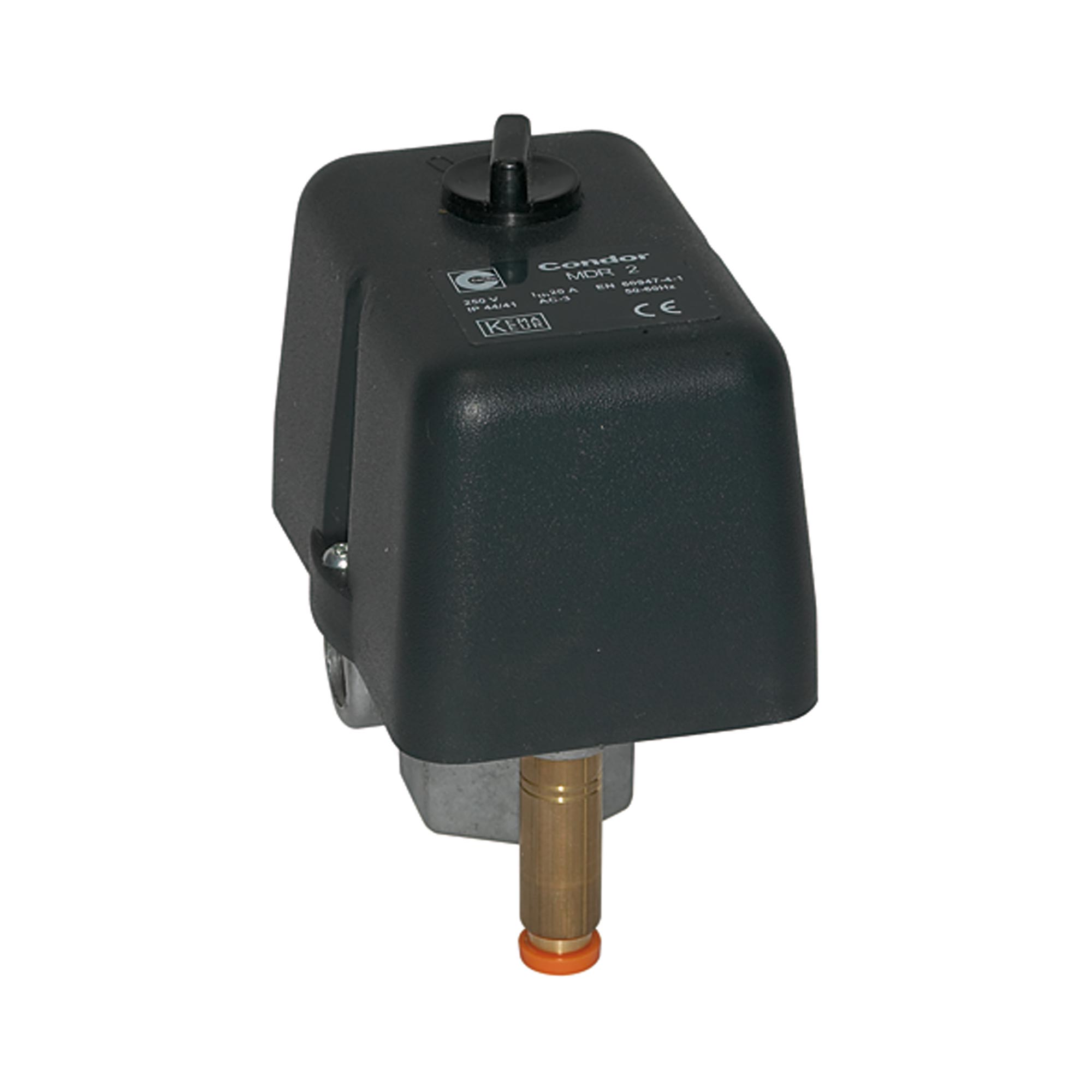 Pressure switch for compressors, AC design, G 1/4, 4 - 12 bar - Riegler 103040