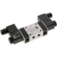 Airtec ME-05320HN-12V. 3/2-way solenoid pulse valve with external air connection, G 1/8"