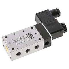 Airtec ME-05511HN-12V. 5/2-way solenoid valve with external air connection, G 1/8"
