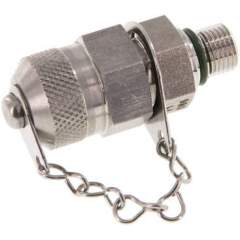 ME 10X1 ES Messanschluss M16x2-M 10x1 (AG), 1.4571