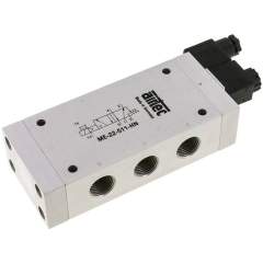 Airtec ME 22511HN 12V=. 5/2-Wege Magnetventil mit Fremdluftanschluss, G 1/2"