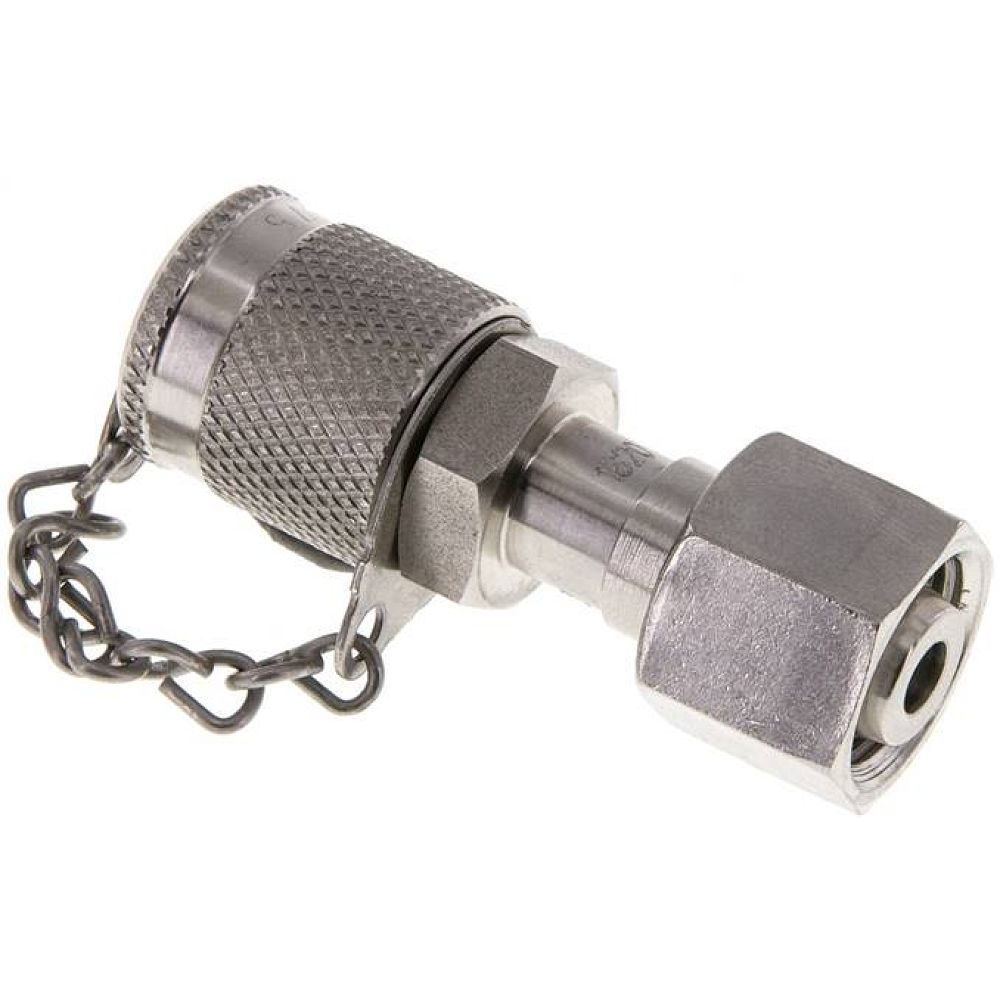 ME DKO 10 L ES Messanschluss M16x2, 10 L-Dichtkegel, 1.4571