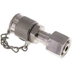 ME DKO 10 L ES Messanschluss M16x2, 10 L-Dichtkegel, 1.4571