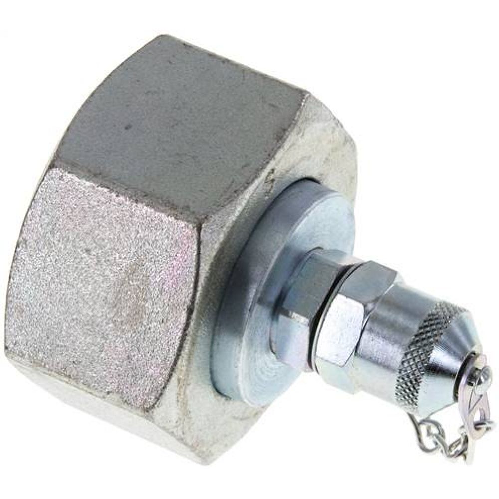 ME DKO 38 S Messanschluss M16x2, 38 S-Dichtkegel, Stahl verzinkt