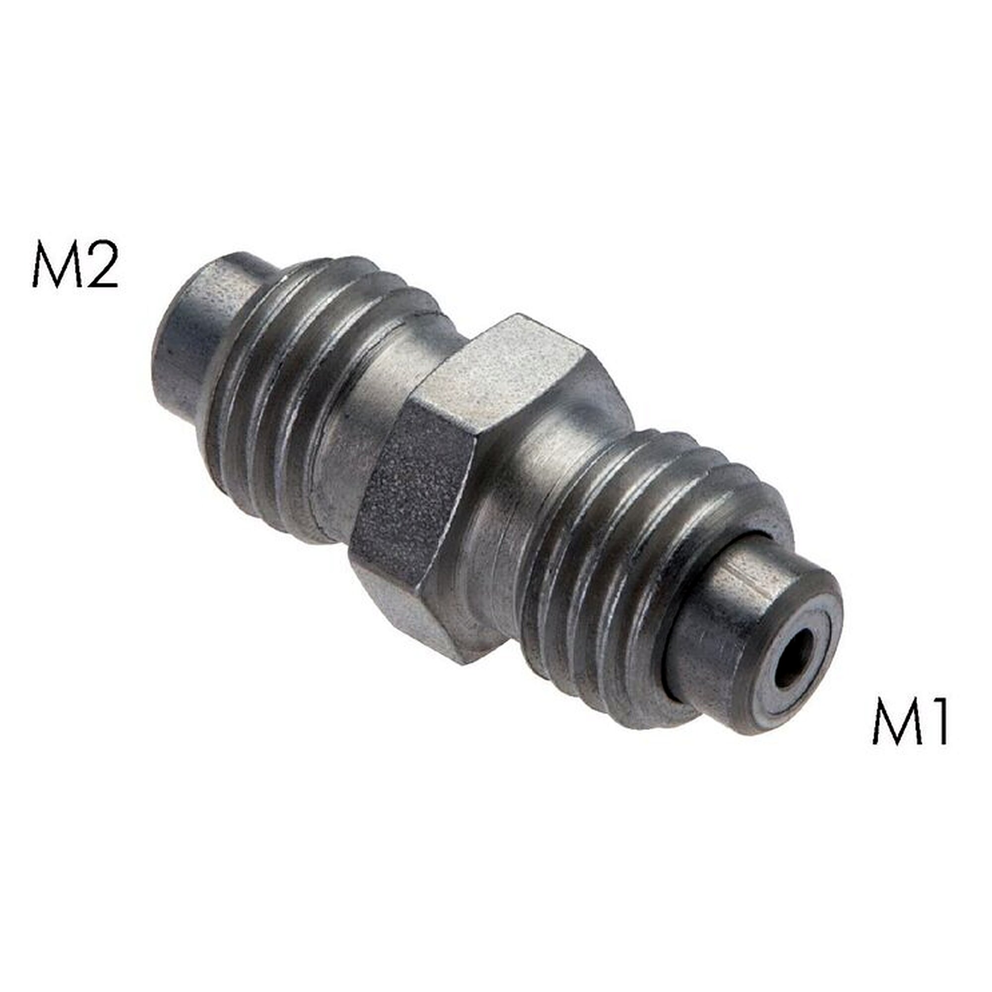 Zubehör für Druckluftgeräte, M 16x2, 630 bar, Stahl verzinkt, M 16x1,5 (AG)