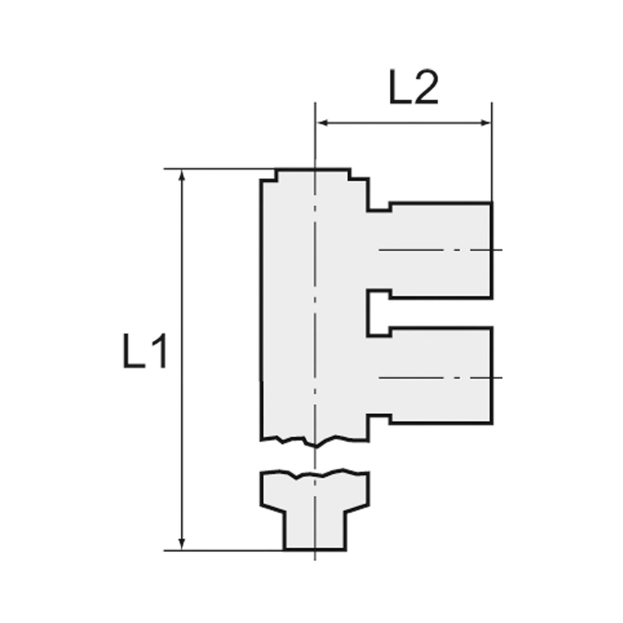 T-Mehrfachvert. 3fach, Stecknippel 10 mm »Blaue Serie«Schl.-Ø 4x8 - Riegler 109911