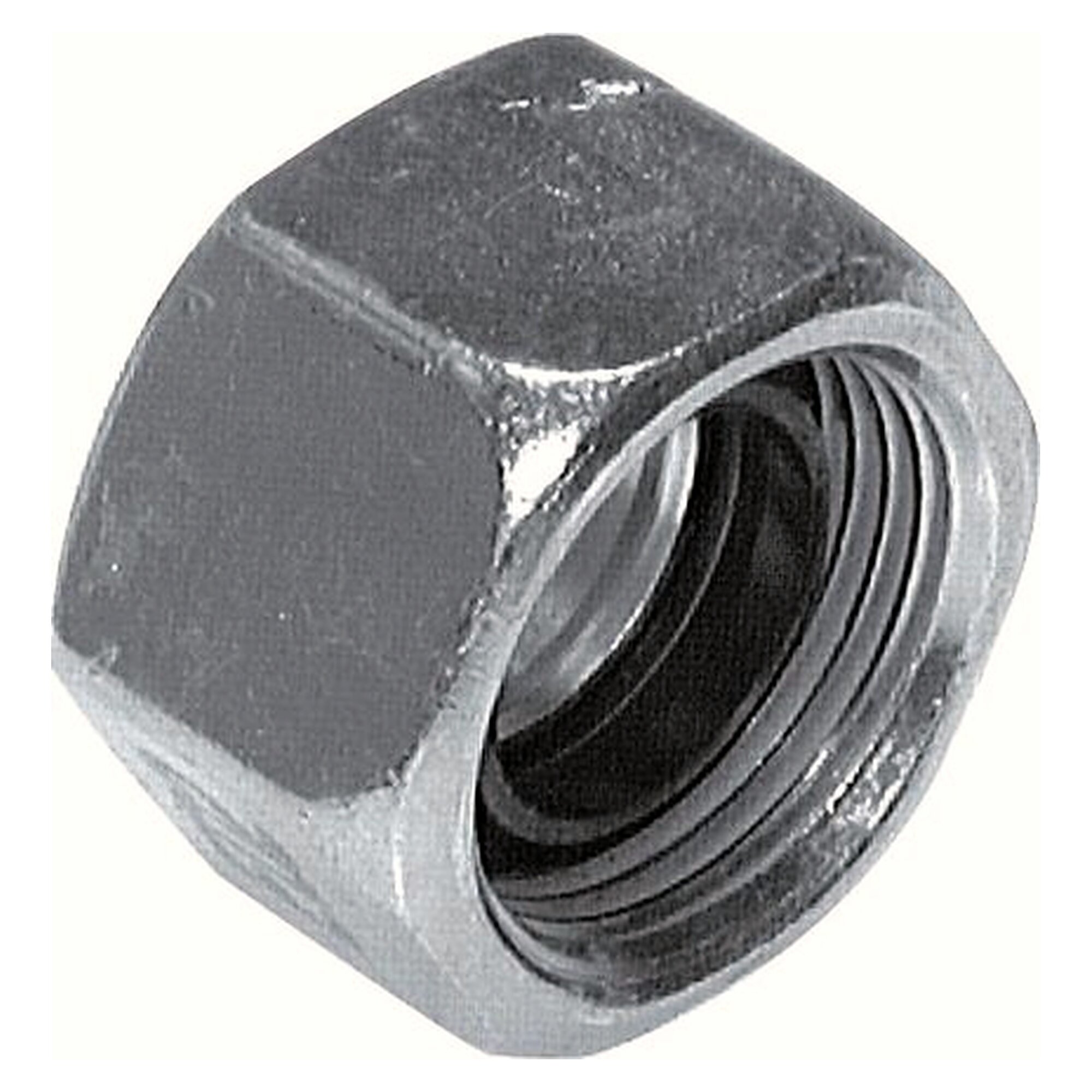 Functional nut with cutting and sealing ring, tube 18 L, NBR seal