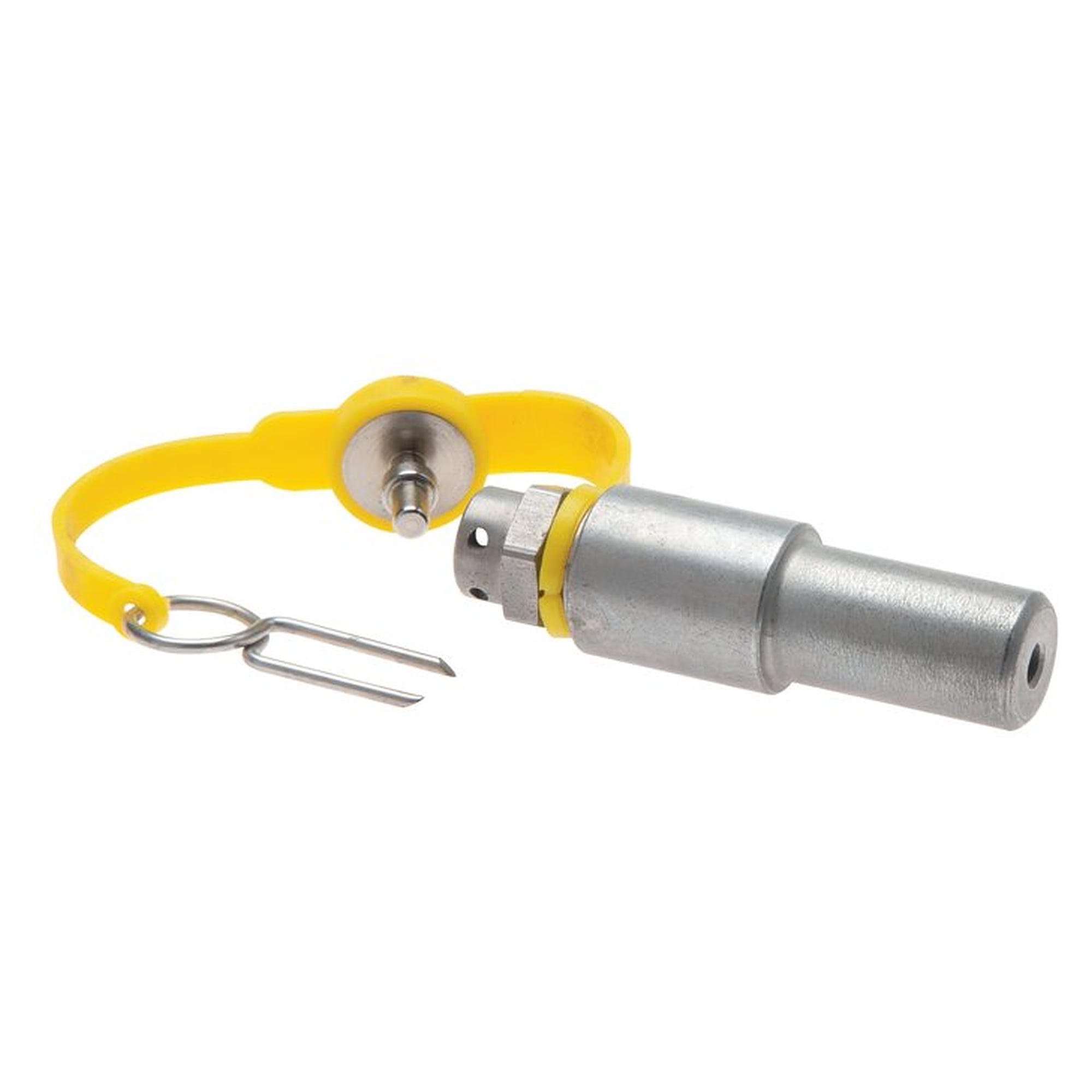 Test point, zinc plated steel, temperature range -20 to +100 °C, overall height 55 mm