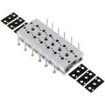 YPC MF1500-6. Reihenleiste (6-fach) für SF1000 (5/2 und 5/3-Wege)