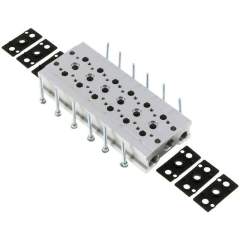 YPC MF1500-6. Reihenleiste (6-fach) für SF1000 (5/2 und 5/3-Wege)