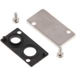 YPC MF2300-BLK. Blindplatte für Reihenleiste MF2300