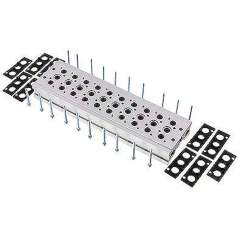 YPC MF2500-10. Reihenleiste (10-fach) für SF2000 (5/2 und 5/3-Wege)