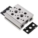 YPC MF3500-2. Reihenleiste (2-fach) für SF3000 (5/2 und 5/3-Wege)