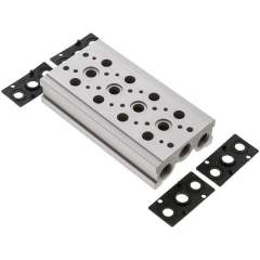 YPC MF3500-4. Reihenleiste (4-fach) für SF3000 (5/2 und 5/3-Wege)