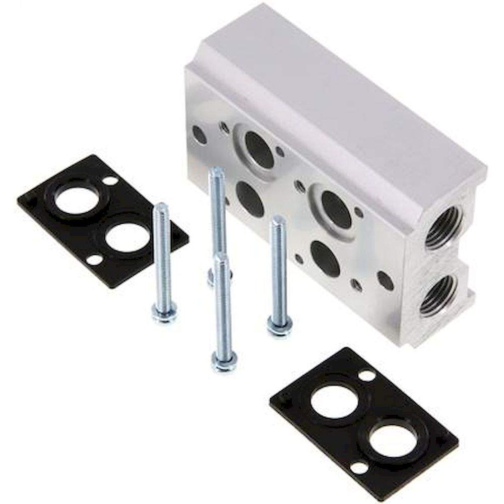 YPC MF4300-2. Reihenleiste (2-fach) für SF4000 (3/2-Wege)