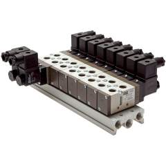 YPC MF4500-6. manifold (6-way) for SF4000 (5/2 and 5/3-way)