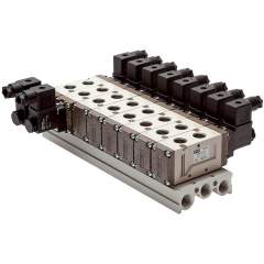 YPC MF5500-10. manifold (10-way) for SF5000 (5/2 and 5/3-way)