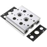 YPC MF5500-2. Reihenleiste (2-fach) für SF5000 (5/2 und 5/3-Wege)