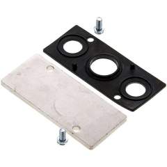 YPC MF5500-BLK. Blindplatte für Reihenleiste MF5500