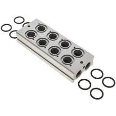 YPC MF6300-4. Reihenleiste (4-fach) für SF6000 (3/2-Wege)