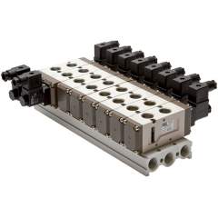 YPC MF6500-10. manifold (10-way) for SF6000 (5/2 and 5/3-way)