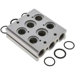 YPC MF6500-2. manifold (2-way) for SF6000 (5/2 and 5/3-way)