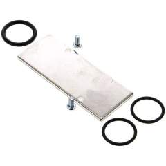 YPC MF6500-BLK. Blindplatte für Reihenleiste MF6500