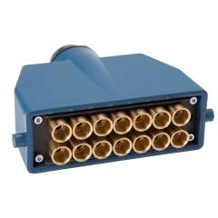 Mehrfachkupplung 4x 8mm Schl.,komplett Stecker & Muffe