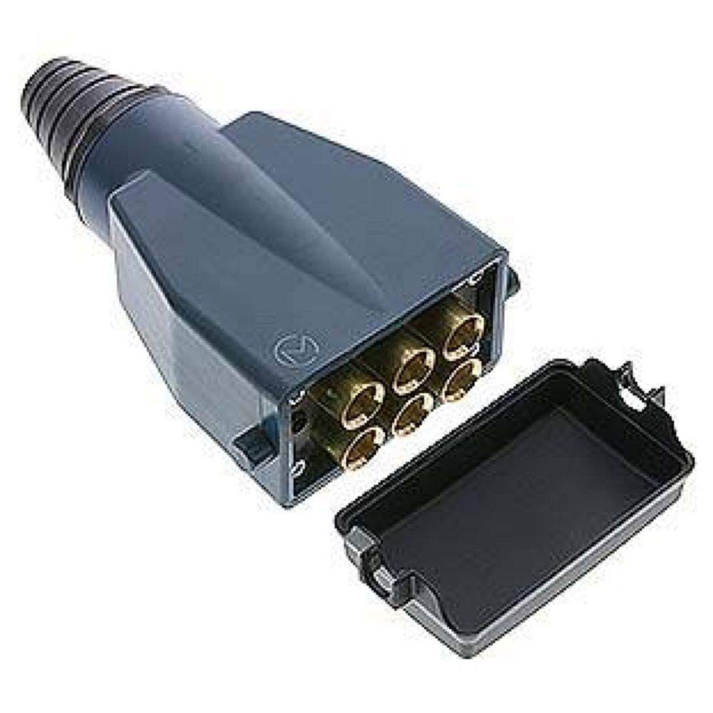 Mehrfachkupplung 6x 6mm Schl.,Stecker