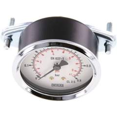 Wika MFRE 0663 Einbaumanometer, 3-kant-Frontring, 63mm, 0-0,6 bar