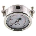 MFRE 0663 GLY CRE Glycerin-Einbaumanometer, 3kt-Frontring, 63mm, 0-0,6 bar