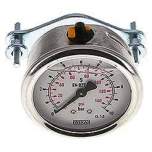 Wika MFRE 1063 GLY CR Glycerin-Einbaumanometer, 3kt-Frontring, 63mm, 0-10 bar