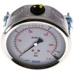 Wika MFRE 16100 GLY CR Glycerin-Einbaumanometer, 3kt-Frontring, 100mm, 0-16 bar