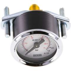 Wika MFRE 1,640 Einbaumanometer, 3-kant-Frontring, 40mm, 0-1,6 bar