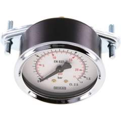 Wika MFRE 1,663 Einbaumanometer, 3-kant-Frontring, 63mm, 0-1,6 bar