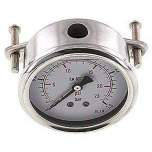 MFRE 1,663 GLY CRE Glycerin-Einbaumanometer, 3kt-Frontring, 63mm, 0-1,6 bar