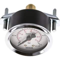 Wika MFRE 2,550 Einbaumanometer, 3-kant-Frontring, 50mm, 0-2,5 bar