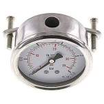 MFRE 2,563 GLY CRE Glycerin-Einbaumanometer, 3kt-Frontring, 63mm, 0-2,5 bar