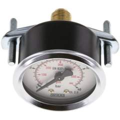 Wika MFRE 4050 Einbaumanometer, 3-kant-Frontring, 50mm, 0-40 bar