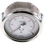 Wika MFRE 4100 CR Einbaumanometer, 3-kant-Frontring, 100mm, 0-4 bar