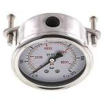 MFRE 60063 GLY CRE Glycerin-Einbaumanometer, 3kt-Frontring, 63mm, 0-600 bar