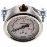 Wika MFRE -11563 GLY CR Glycerin-Einbaumanometer, 3kt-Frontring, 63mm, -1 bis 15 bar