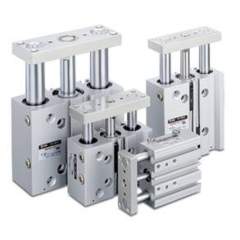 SMC MGPS80TF-50. MGPS, Compact Guide Cylinder, Oversize Guide Rod