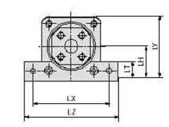 SMC MGZ-F06. MGZ, Accessory, Mounting Brackets