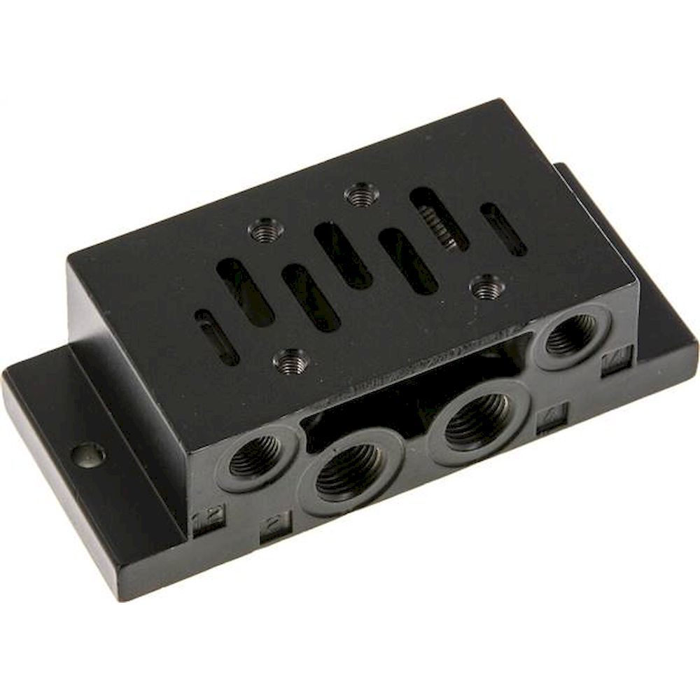 Airtec MI-011. ISO 1 Single connection plate, side connection