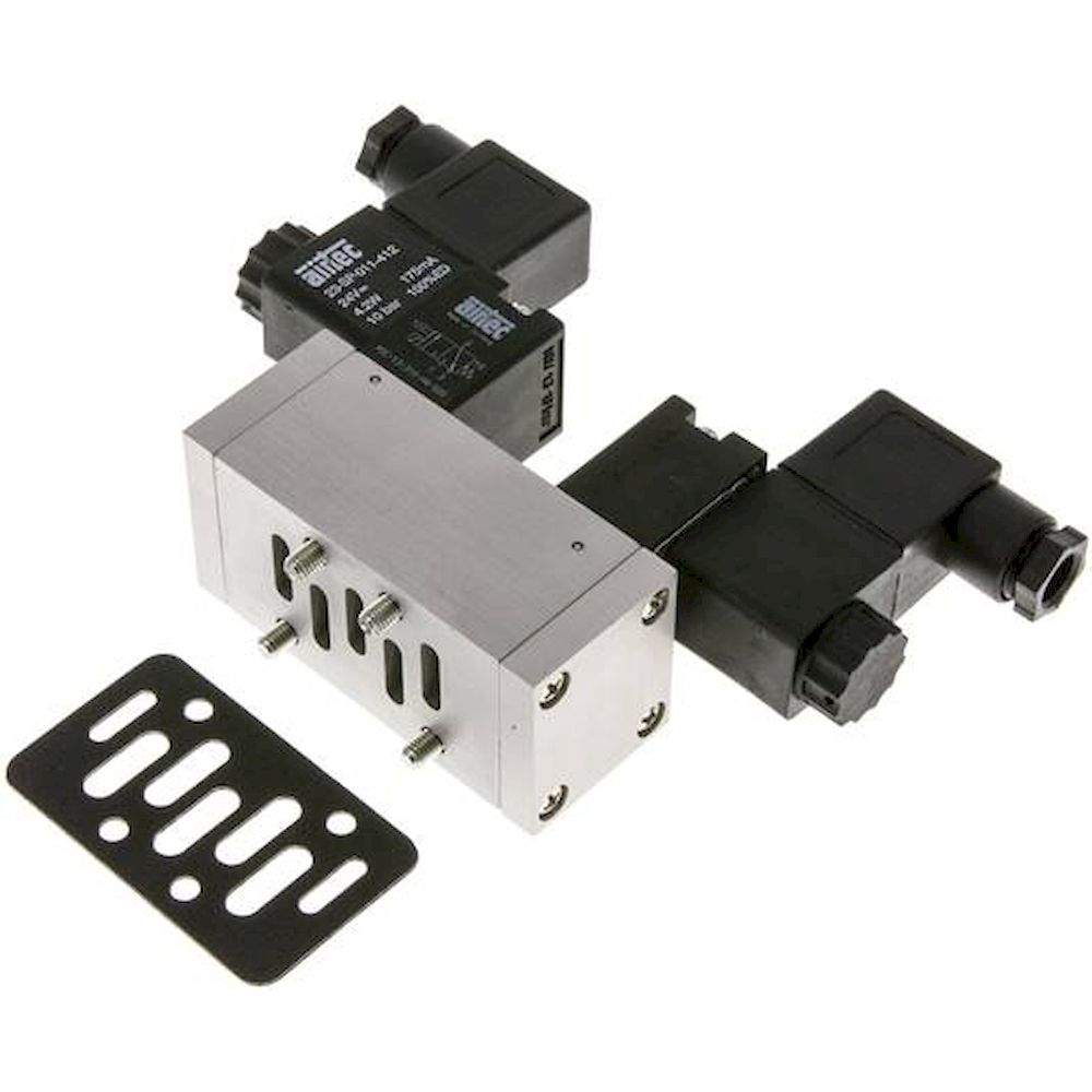 Airtec MI-01533HN-115V. ISO valve (size 1), 5/3-way Centre position vented, 115V AC