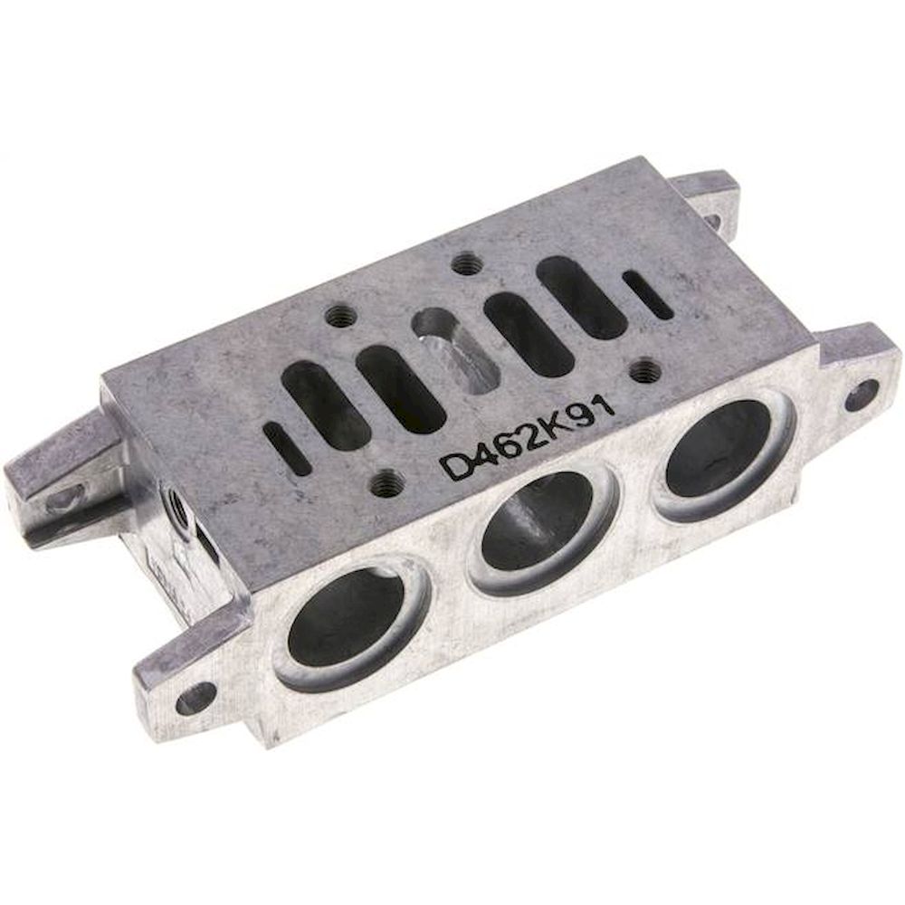 Airtec MI 033/1. ISO 3 Verkettungsplatte einfach, Abgänge unten